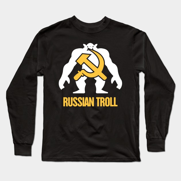 Funny Russian Troll / Internet Bot Long Sleeve T-Shirt by MeatMan